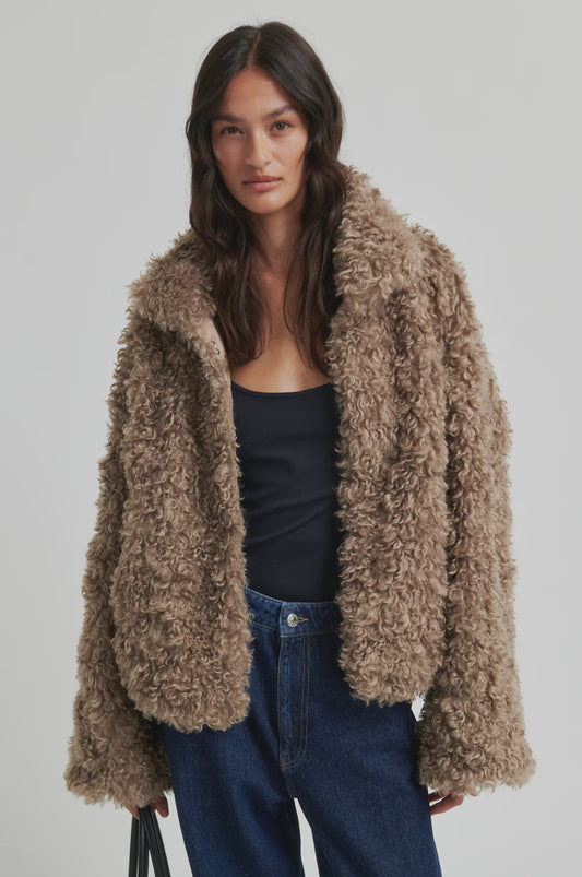 Curlie Jacket - Beige