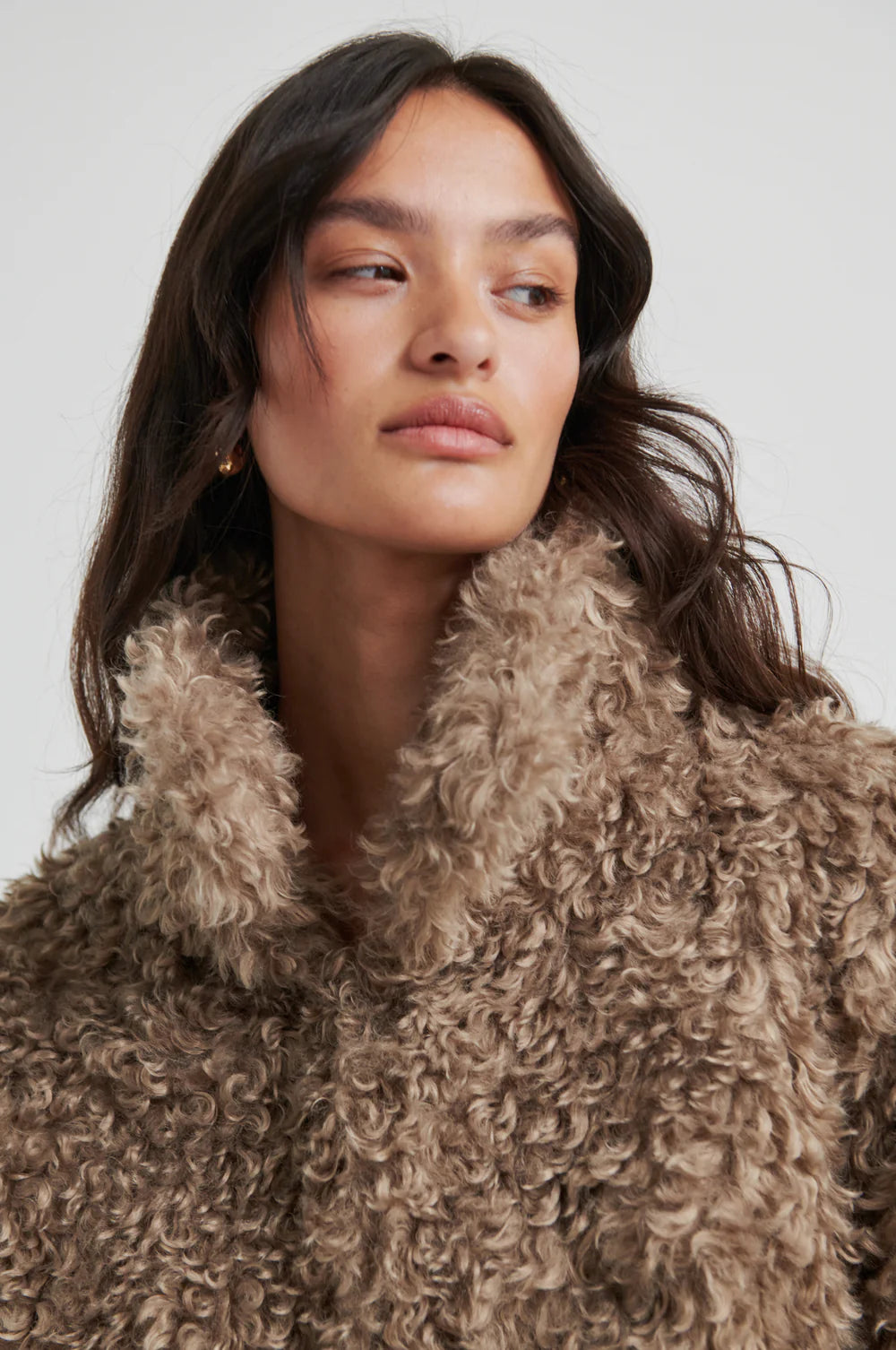 Curlie Jacket - Beige