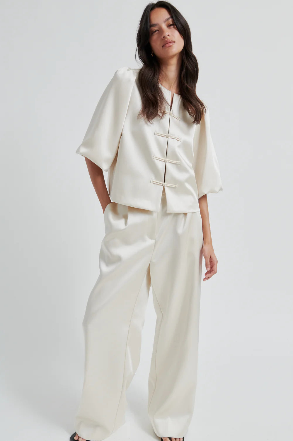 Perila Trousers - Soft Beige