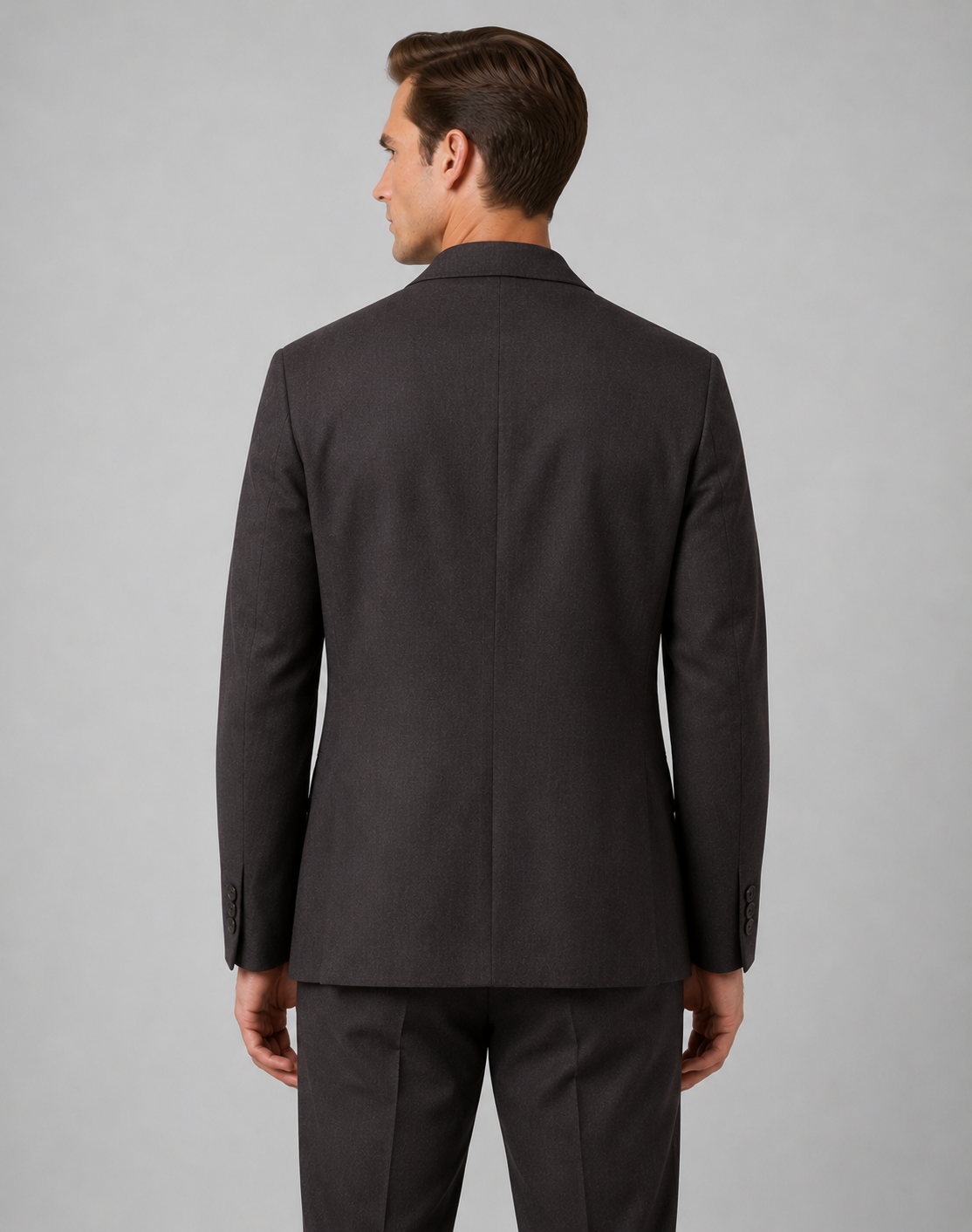 Brown 3 Button Suit