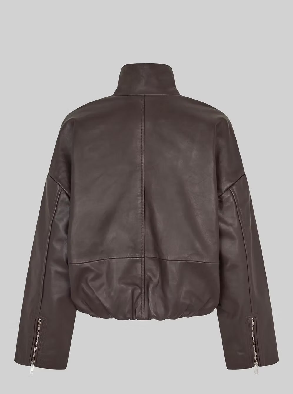 Boston Leather Jacket - Fudge