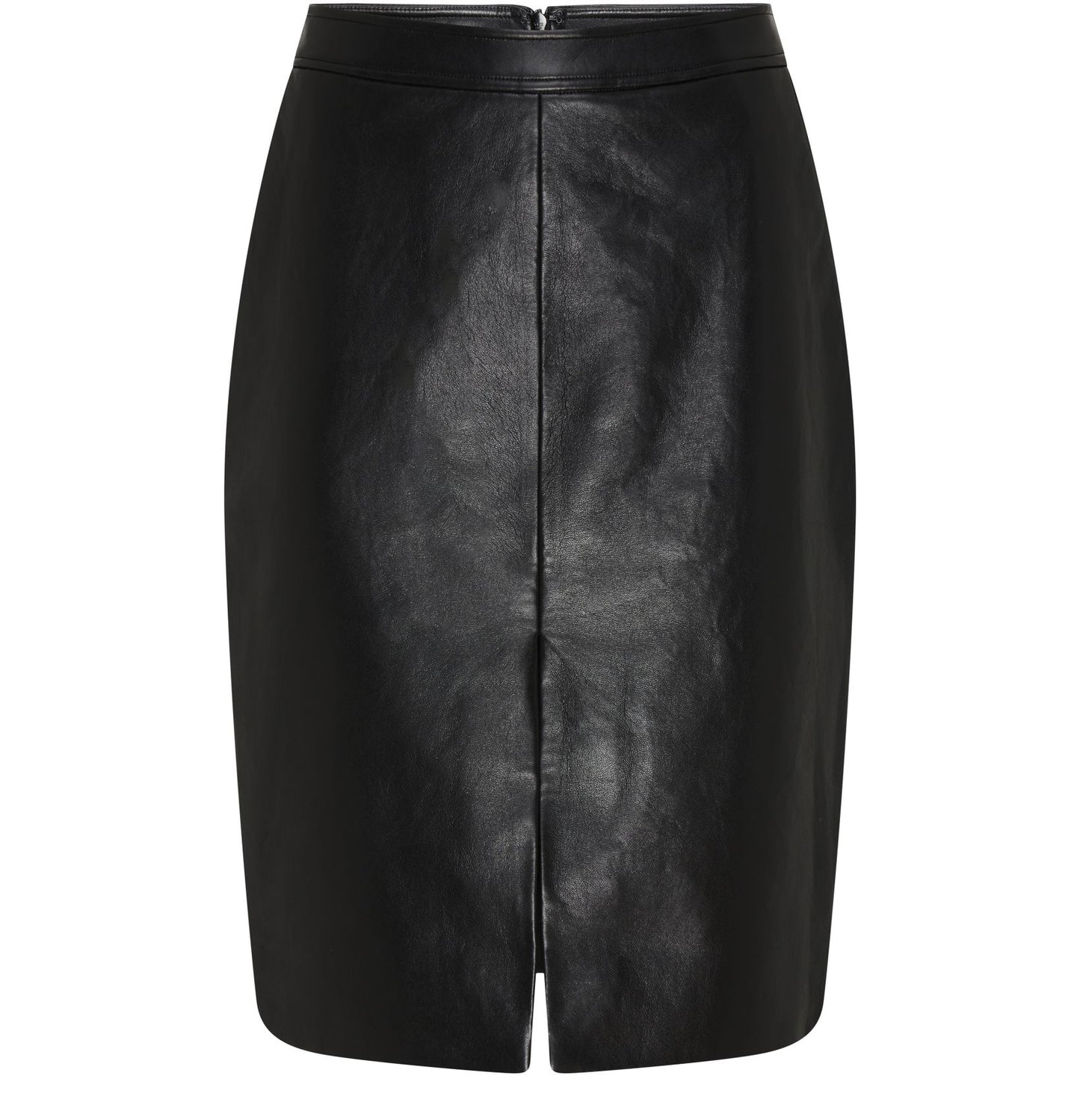 Tyra Skirt - Black Recycled Leather