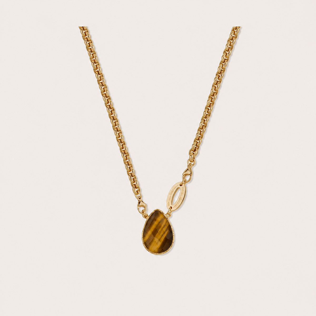 Billy Gold Necklace Tigers Eye