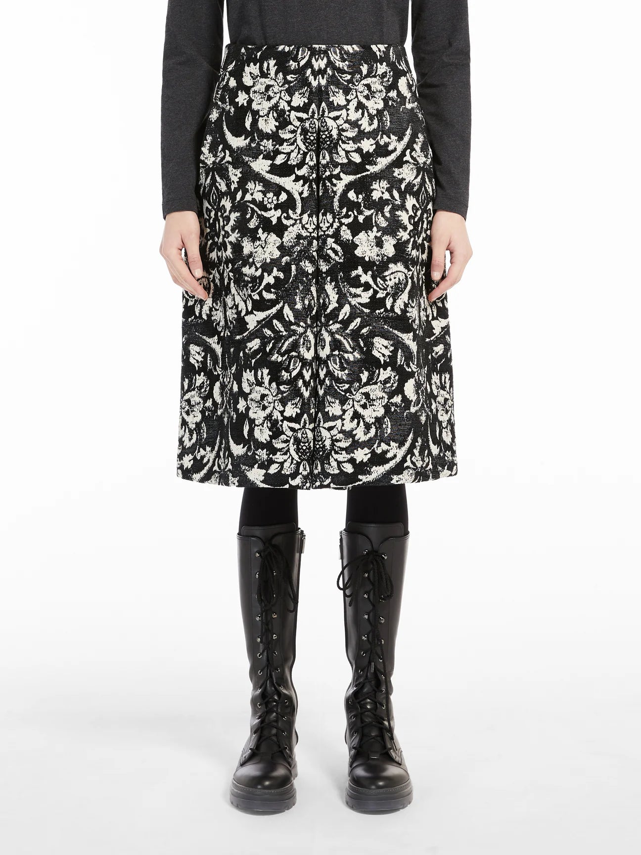 'S Max Mara - Usuale Short Jacquard Fabric Skirt