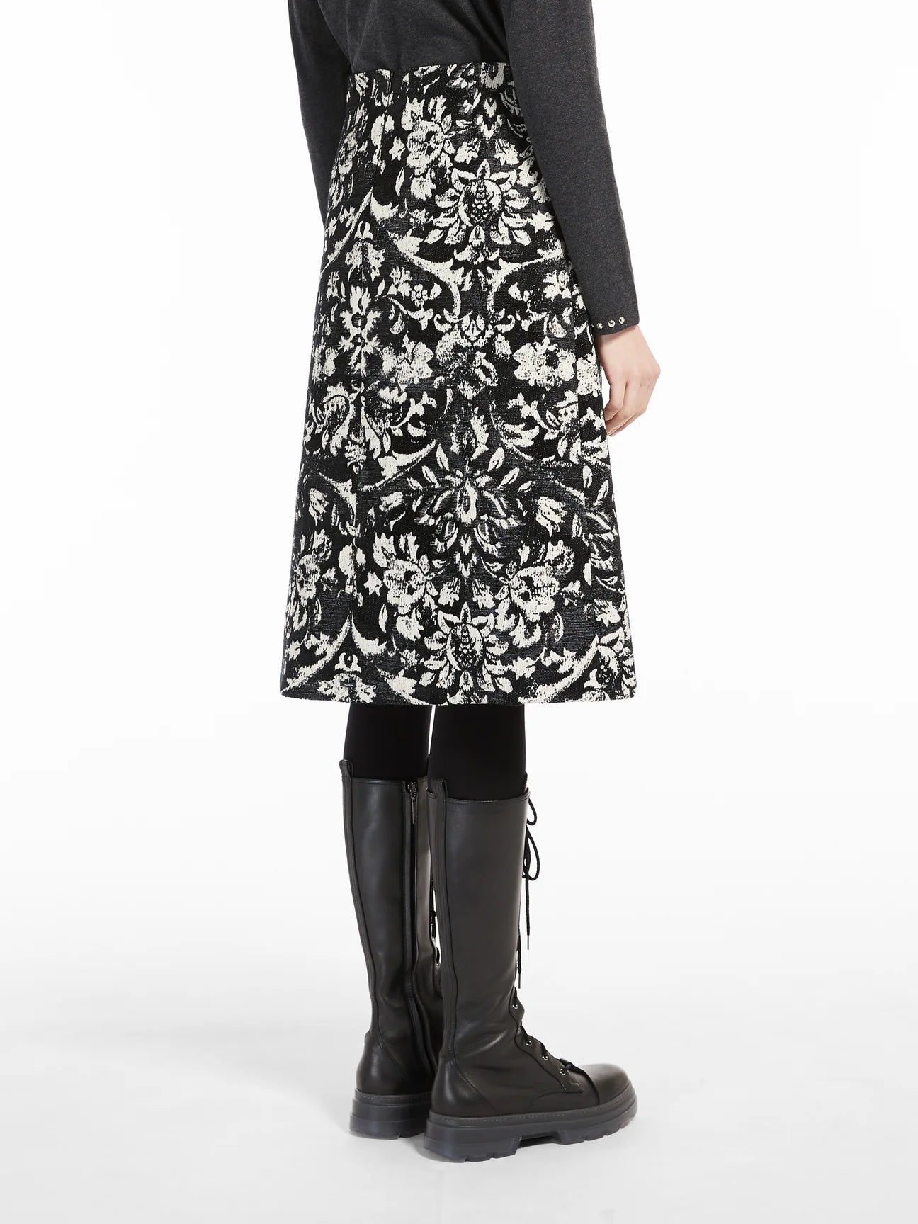 'S Max Mara - Usuale Short Jacquard Fabric Skirt