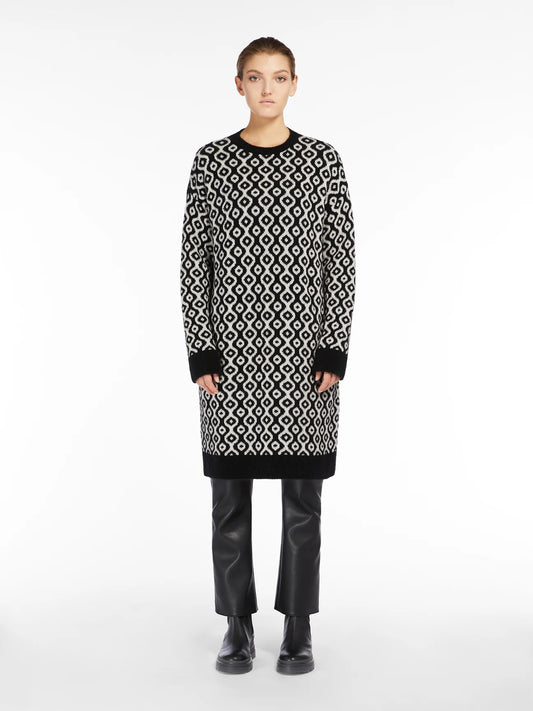 S Max Mara Cadine Wool Mohair & Cashmere Dress