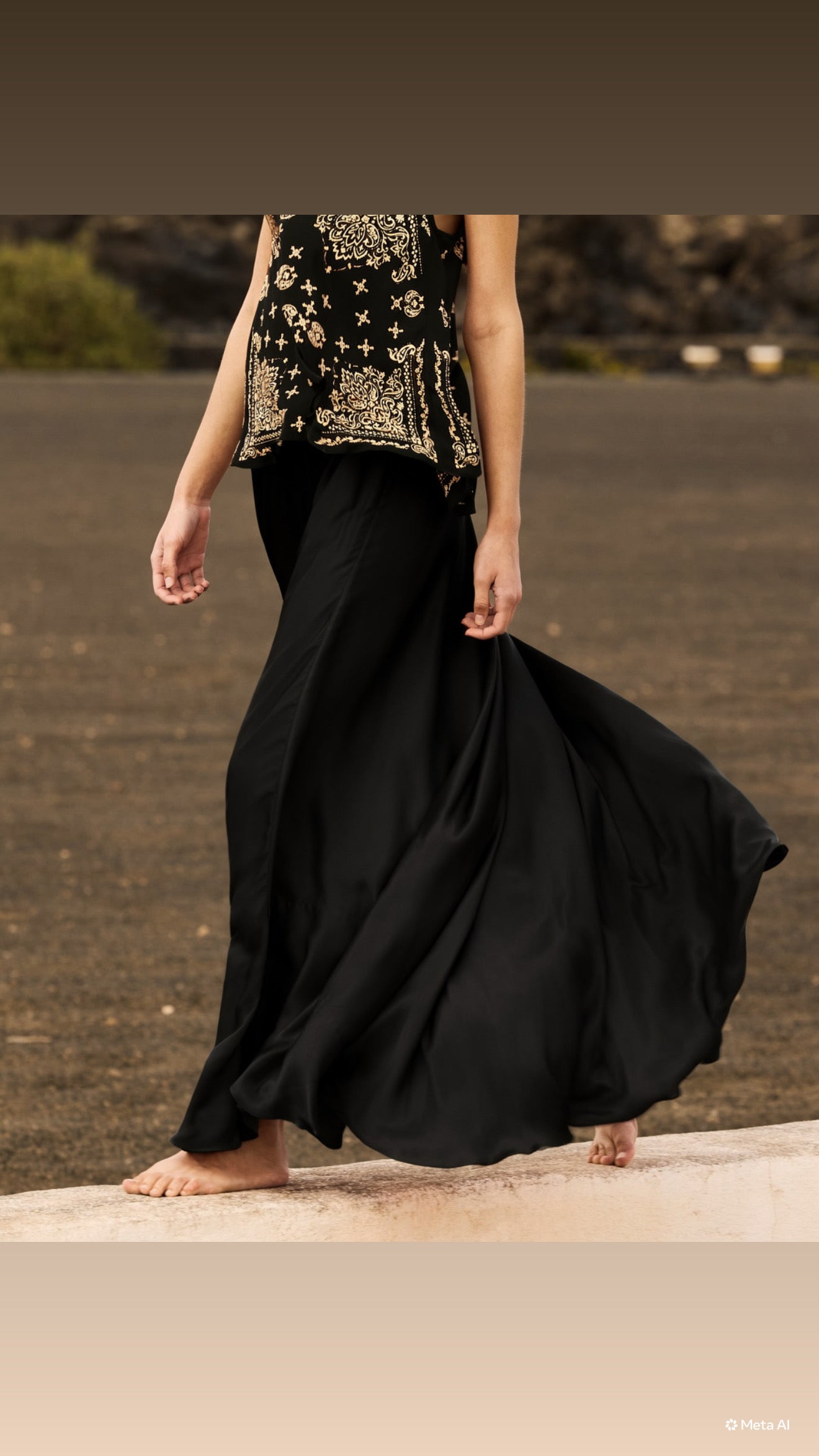 Calista Skirt Black