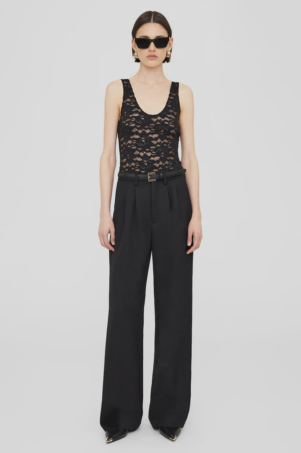 Alysha Bodysuit - Black Floral