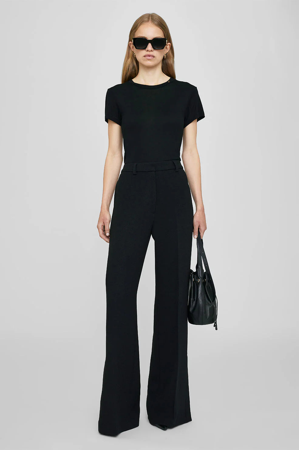 Amani Tee Black Cashmere
