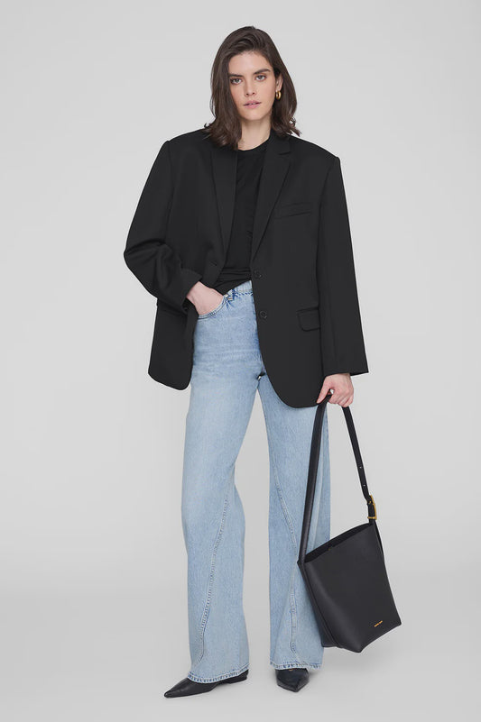 Elly Medium Bucket Bag Black