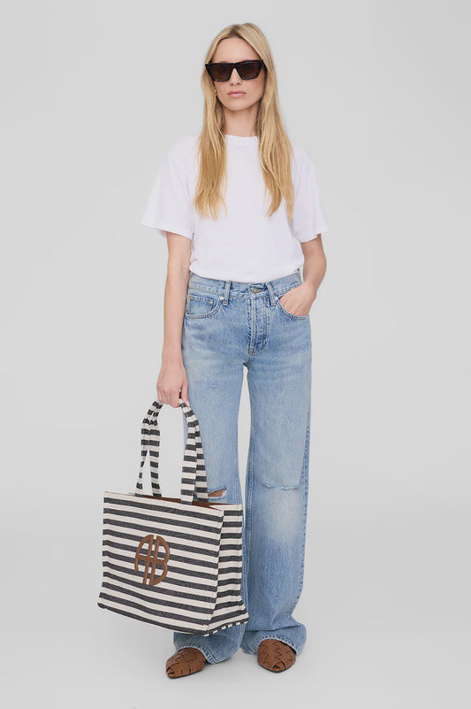 Lara Tote Blk & Nat