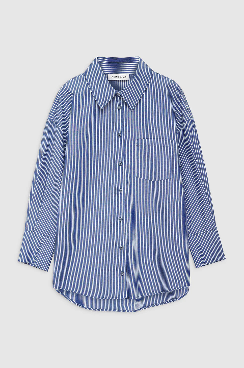 Mika Shirt Ble and White Stripe