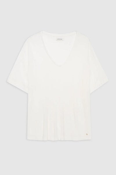 Vale Tee - Off White Cashmere Blend