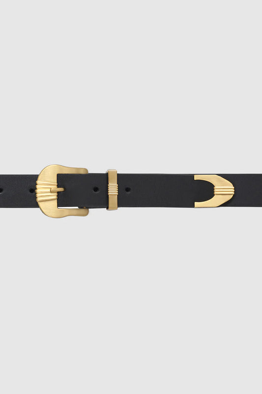 Waylon Belt - Black and Gold