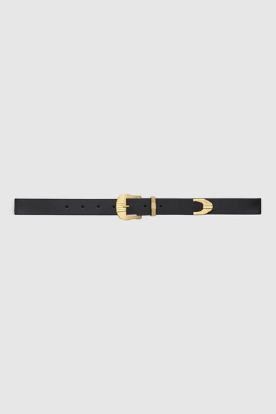 Waylon Belt - Black and Gold