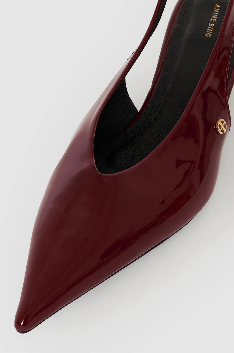 Hilda Slingback Pumps - Burgundy