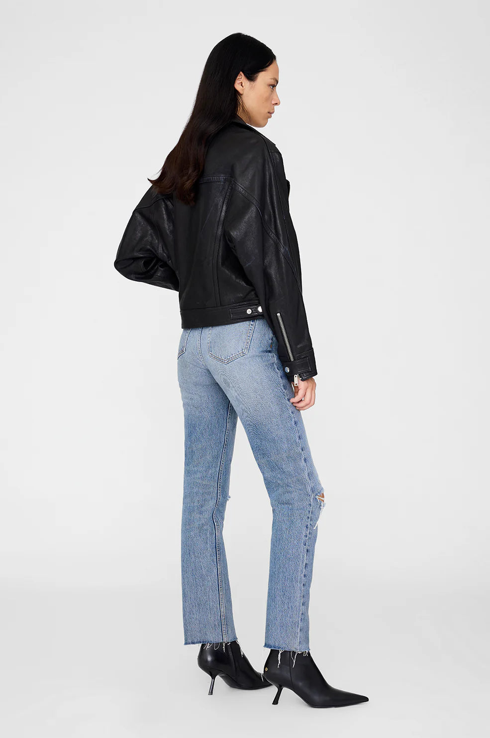 Julie Jacket - Black Leather