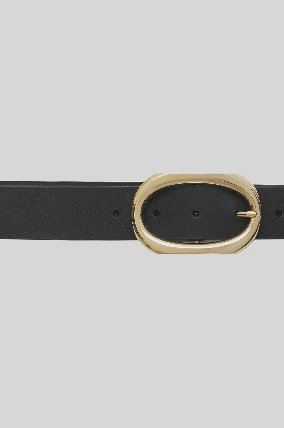 Small Signature  Link Belt - Black with Gold