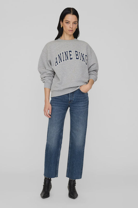 Spencer Sweatshirt Grey with Navy