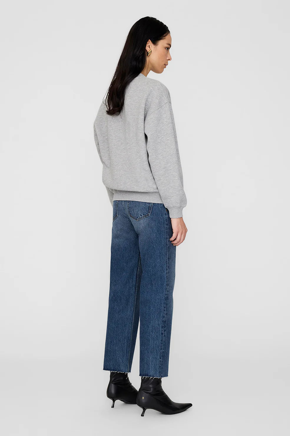 Spencer Sweatshirt Grey with Navy
