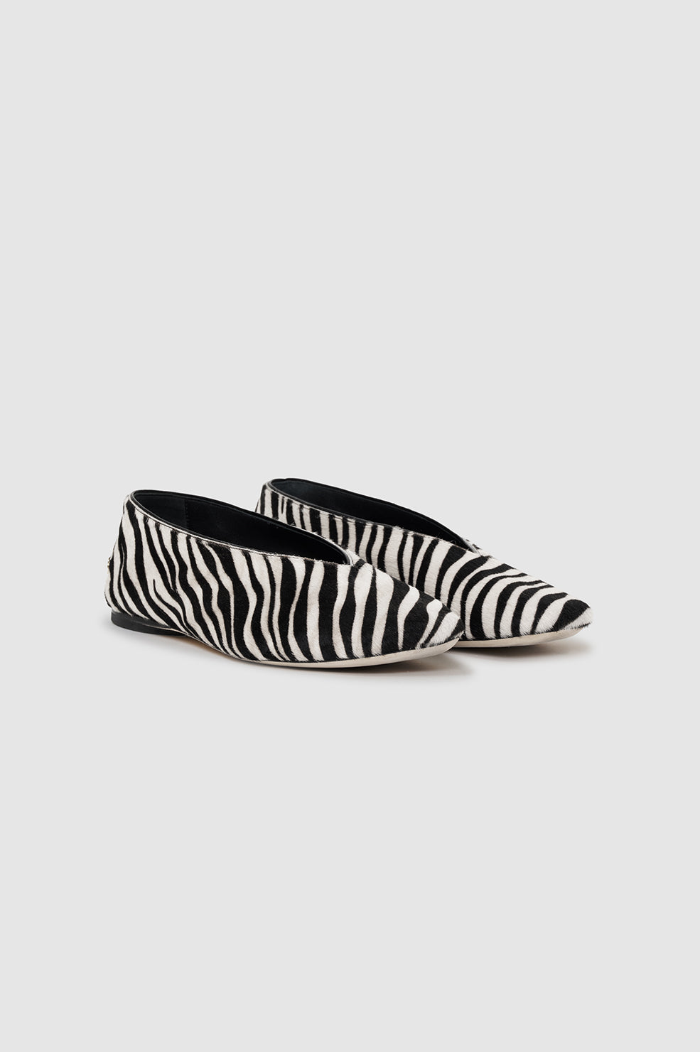 Ana flats Calf Hair Zebra