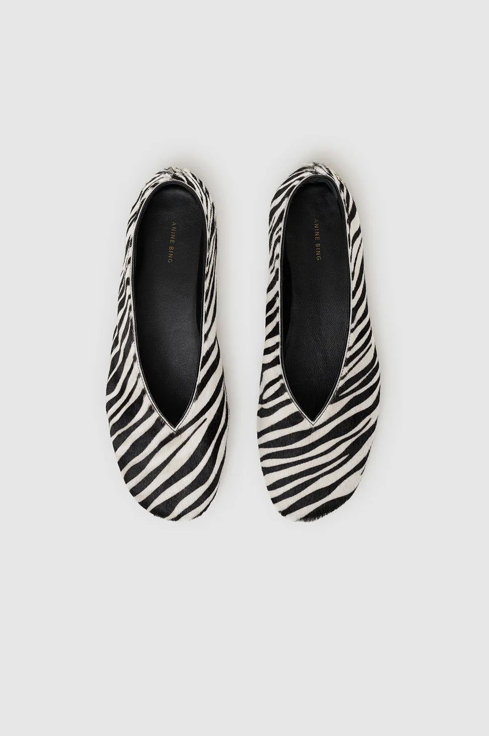 Ana flats Calf Hair Zebra