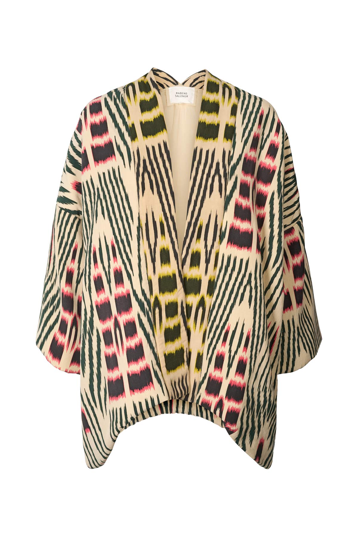 Abba Ikat Combo Padded Kimono
