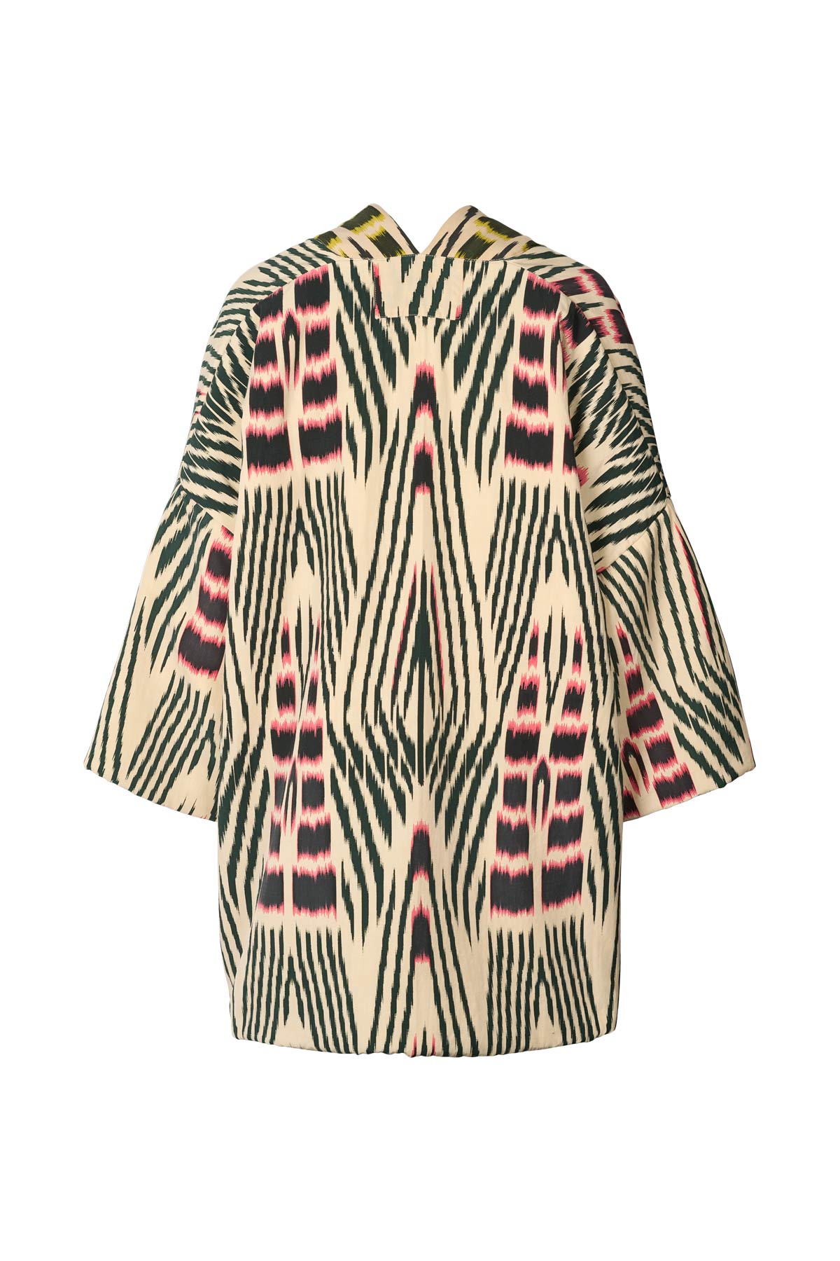 Abba Ikat Combo Padded Kimono