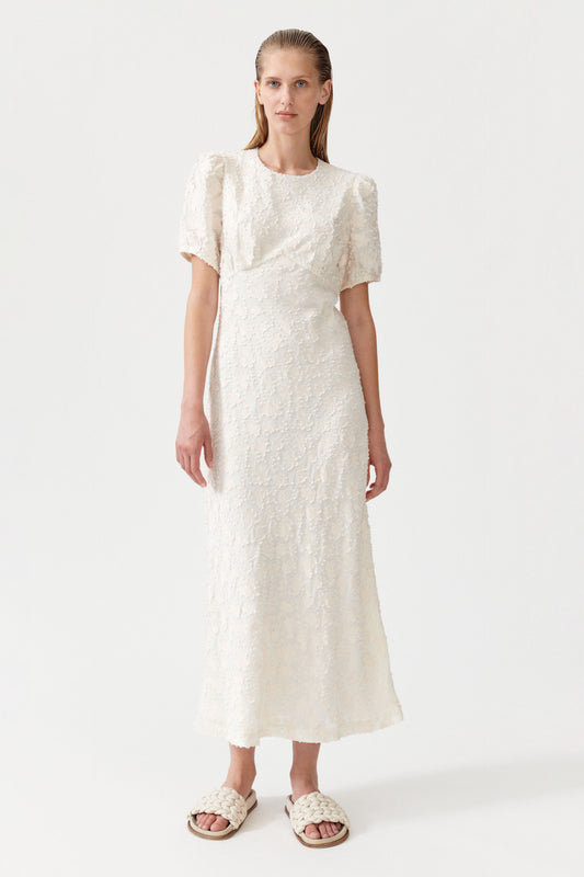 Avigail Dress- Cloud Dancer