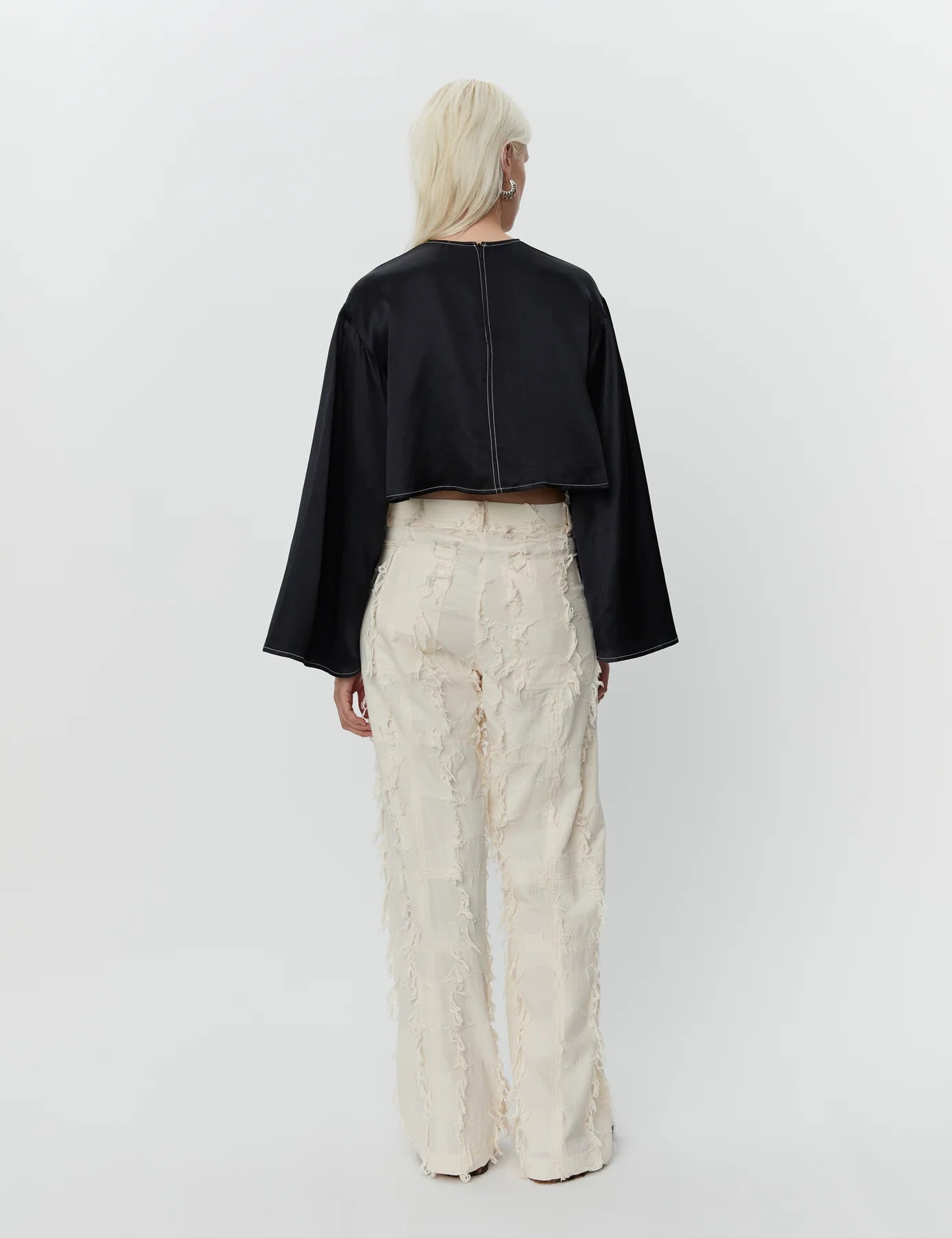 Becky Black Blouse