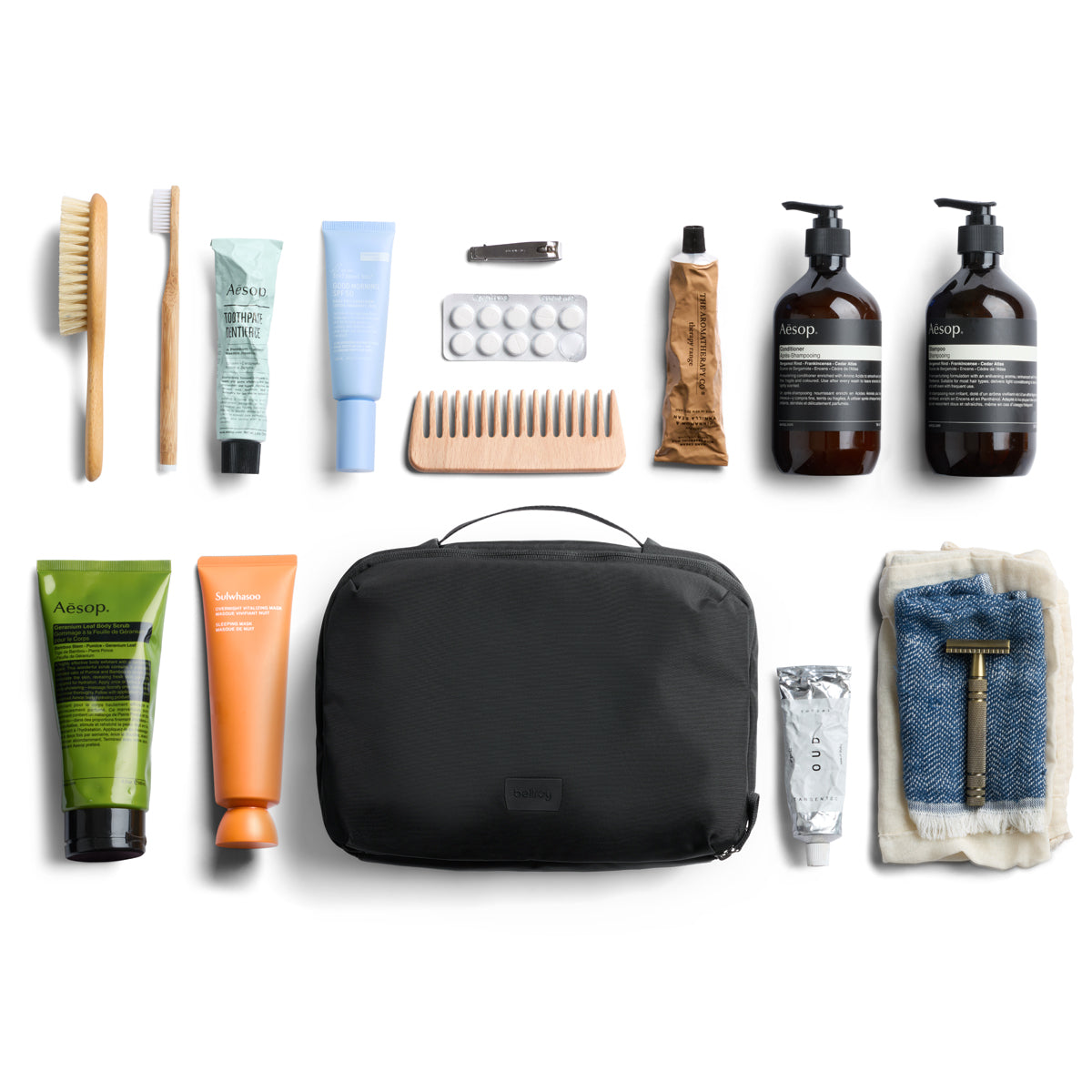 Hanging Toiletry Kit Plus Black