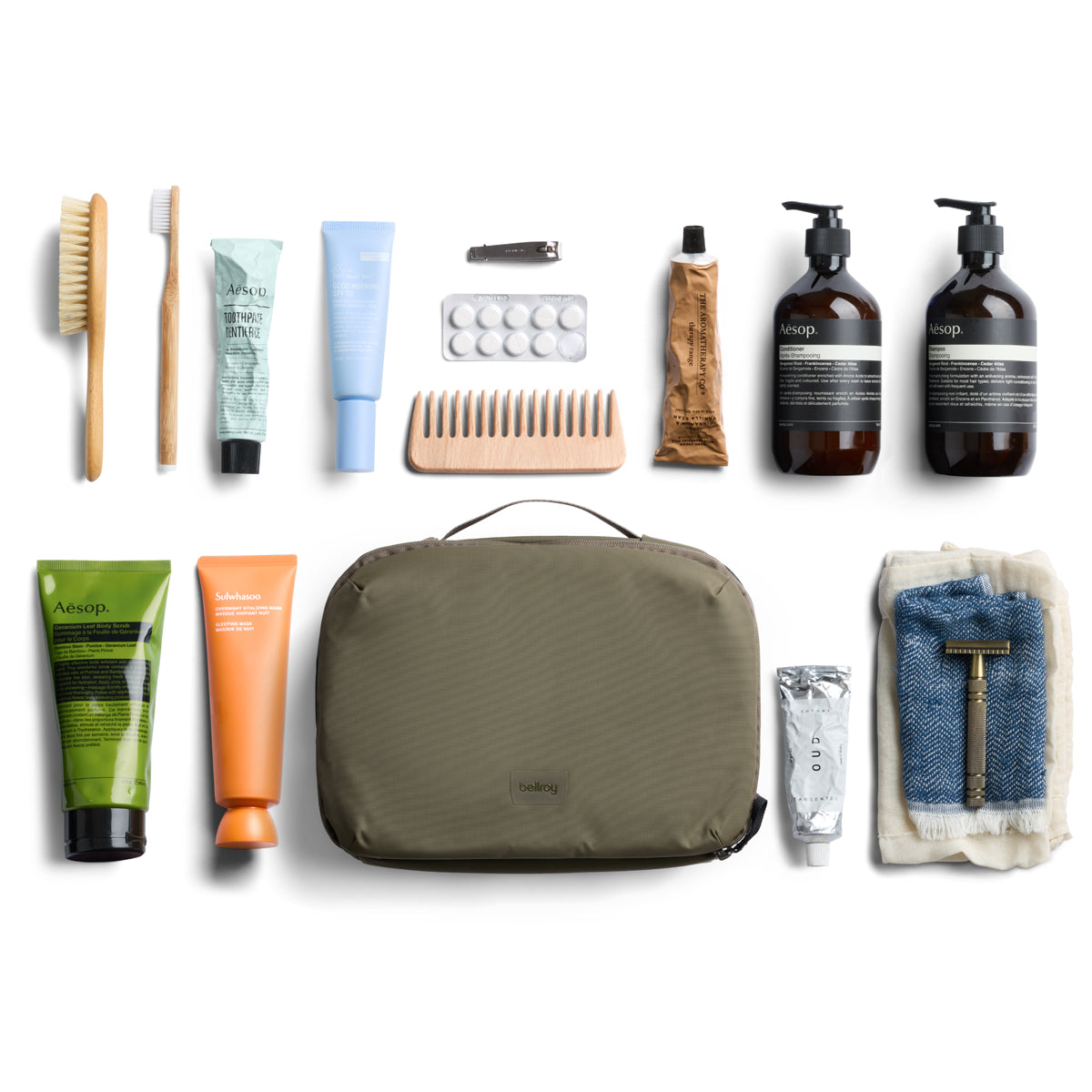 Hanging Toiletry Kit Plus Sea kelp