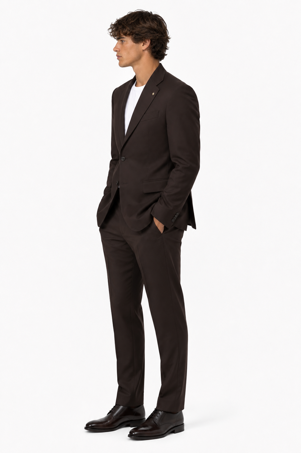Brown 2 Button Suit