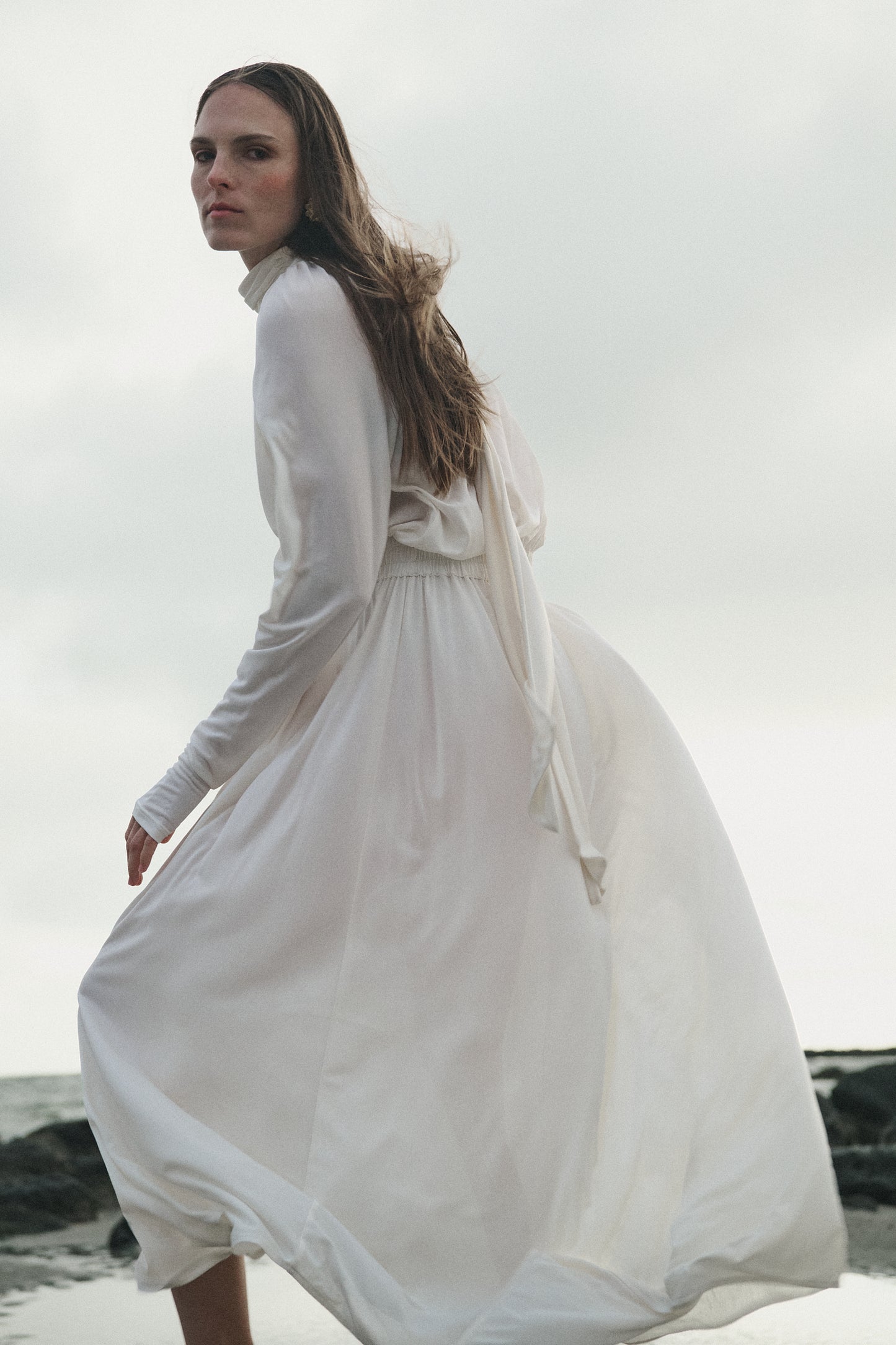 Katia Midi Dress Cream