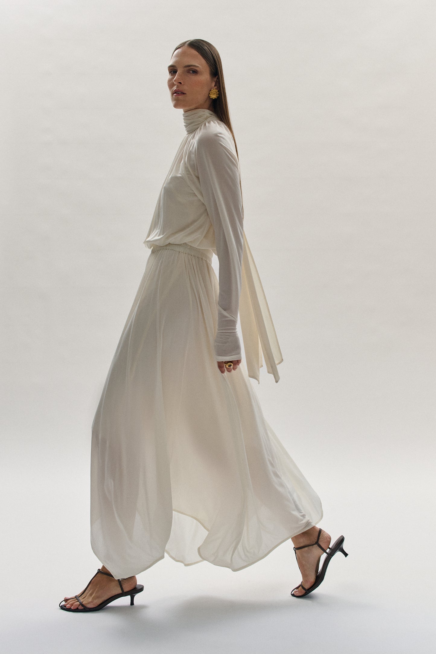 Katia Midi Dress Cream