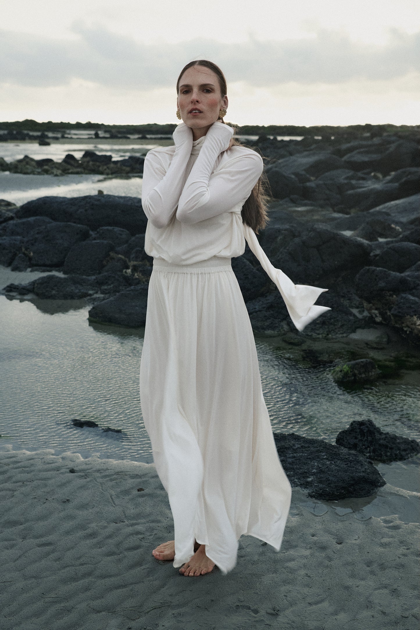 Katia Midi Dress Cream