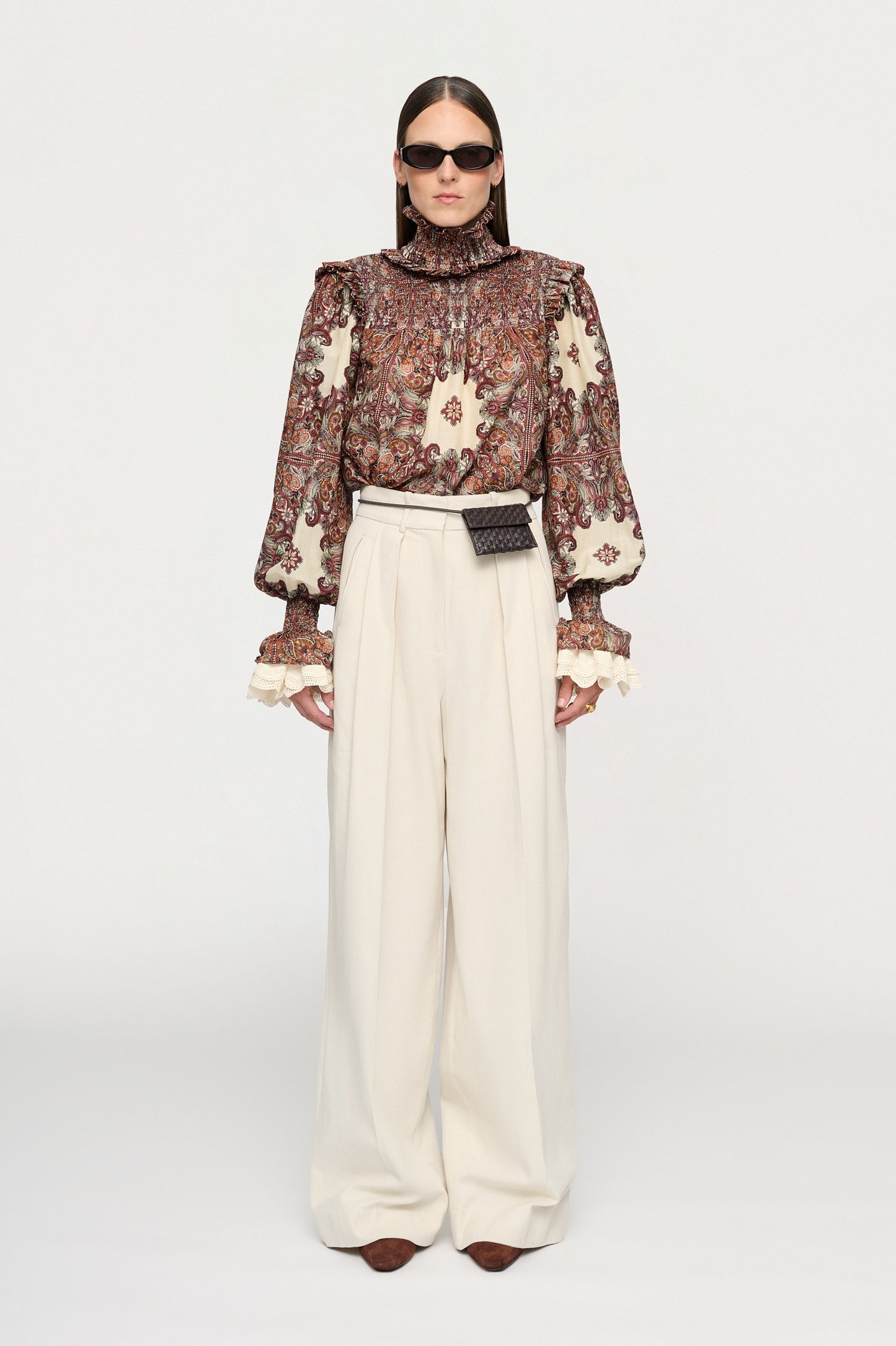 Paige Shirred Blouse