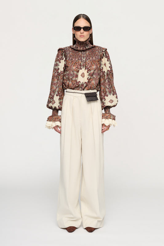 Paige Shirred Blouse