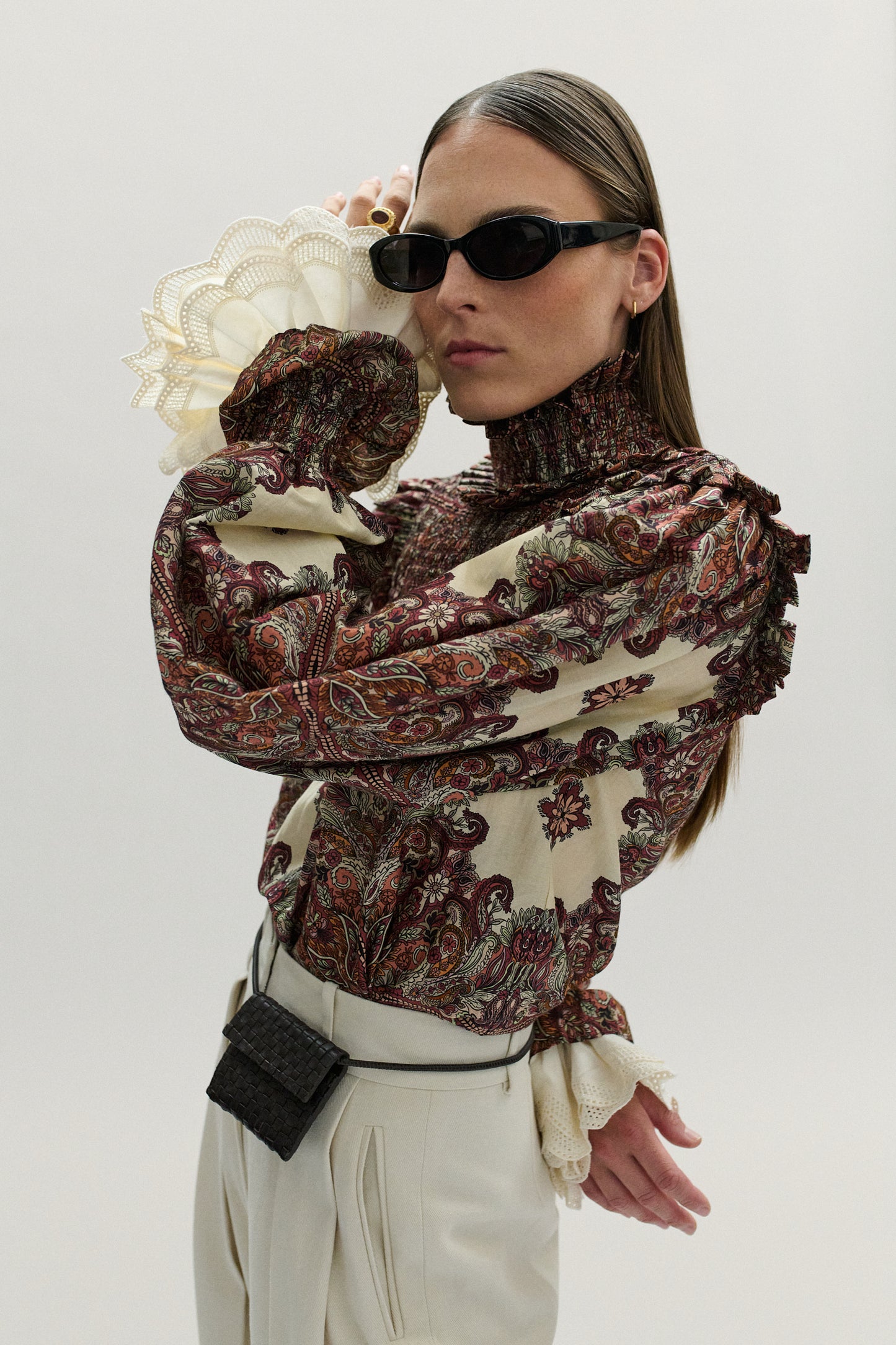 Paige Shirred Blouse