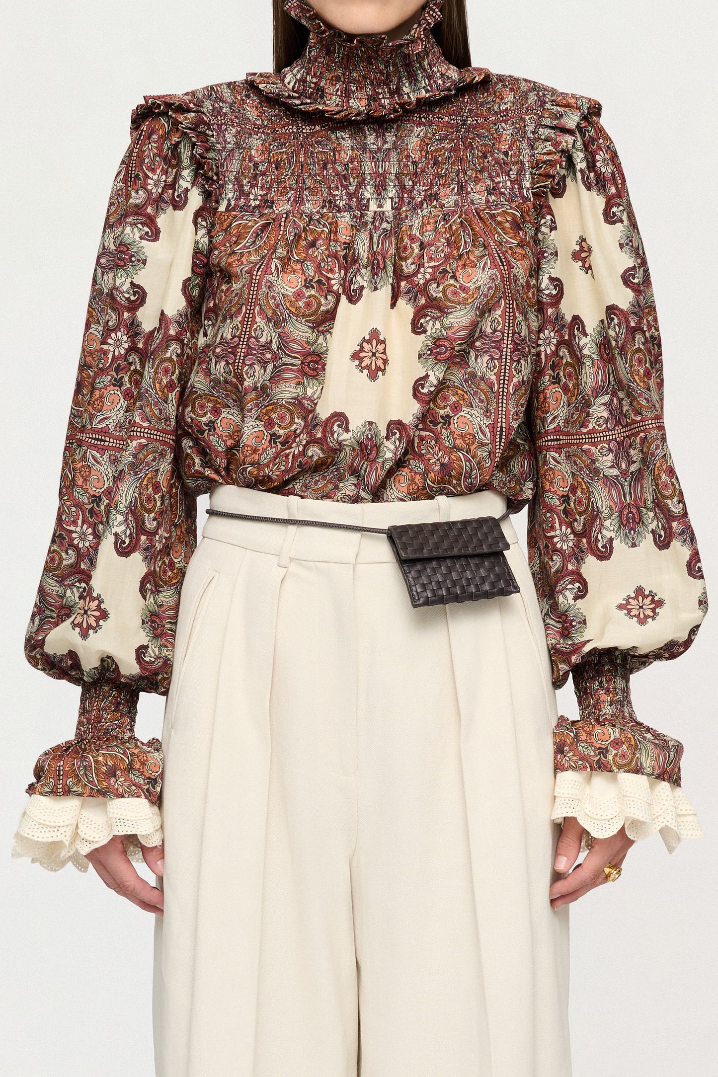 Paige Shirred Blouse
