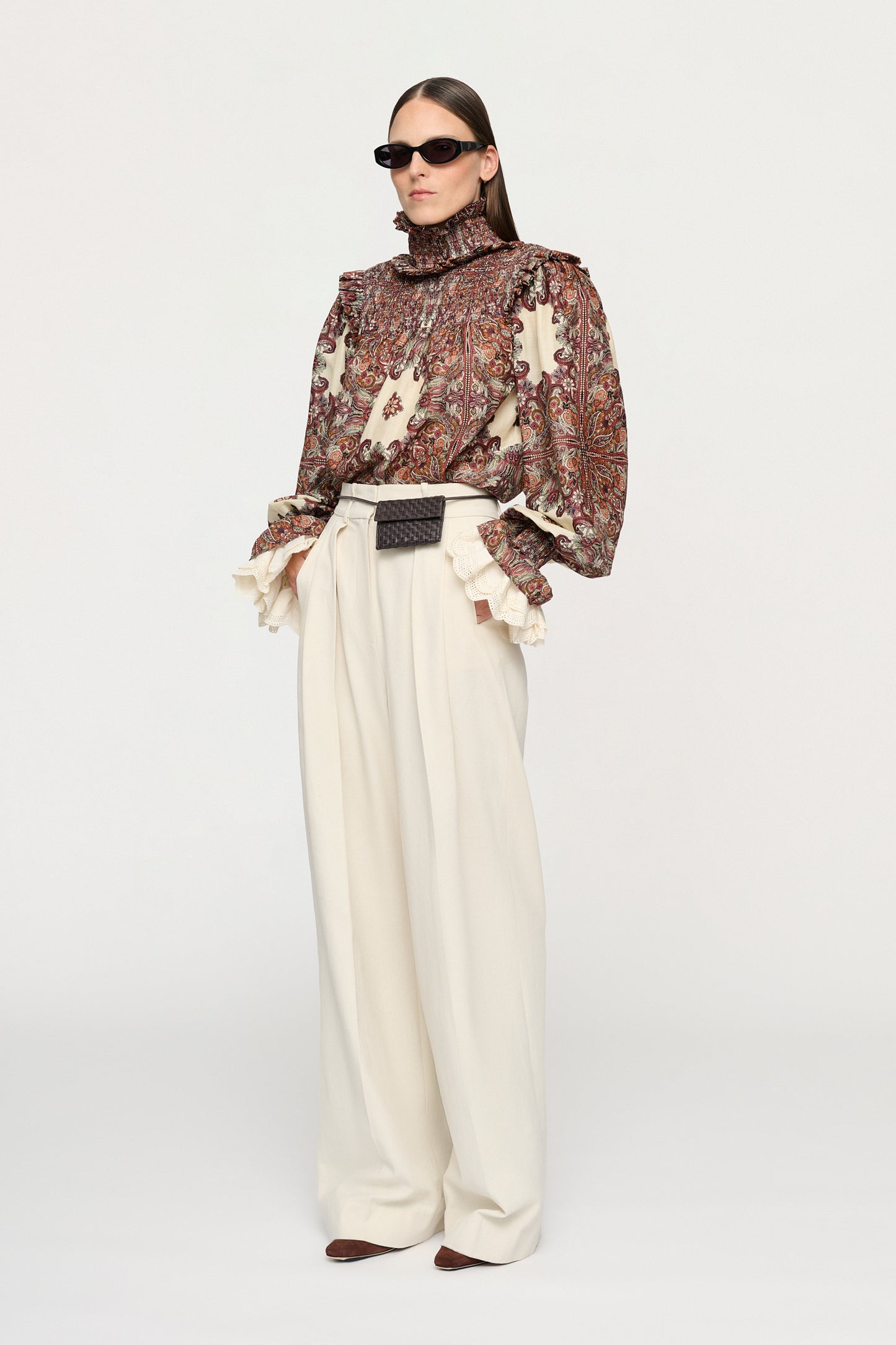 Paige Shirred Blouse