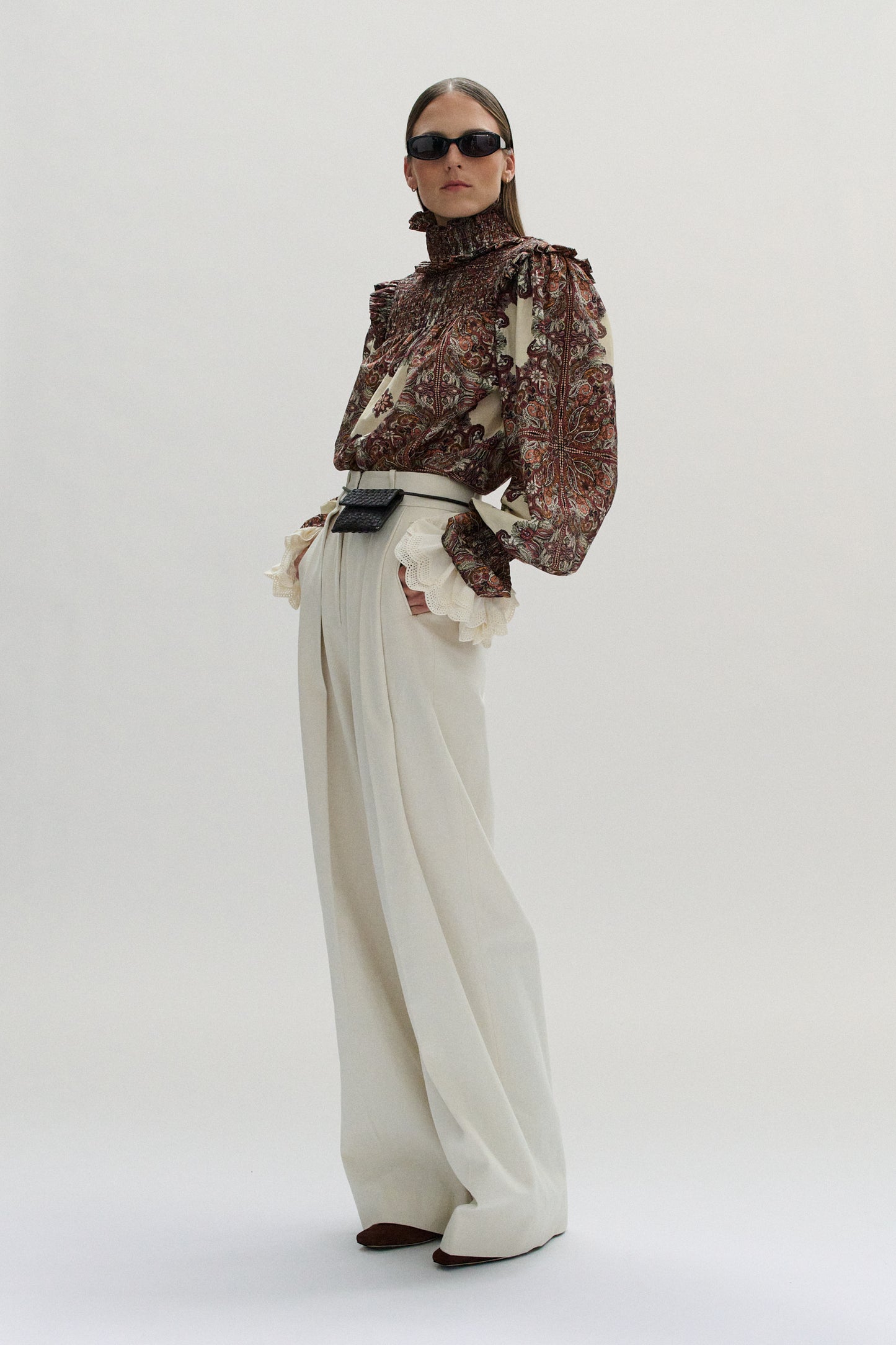 Paige Shirred Blouse