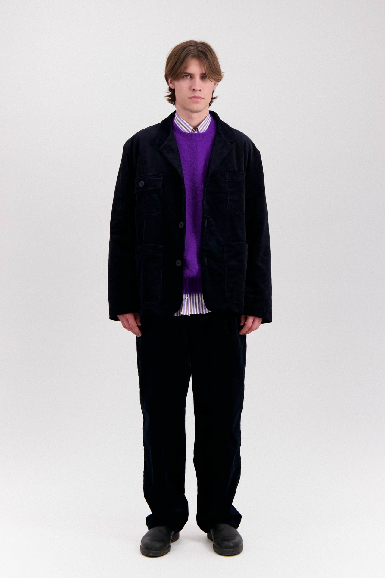 Cosmic Blazer Deluxe Cord Navy