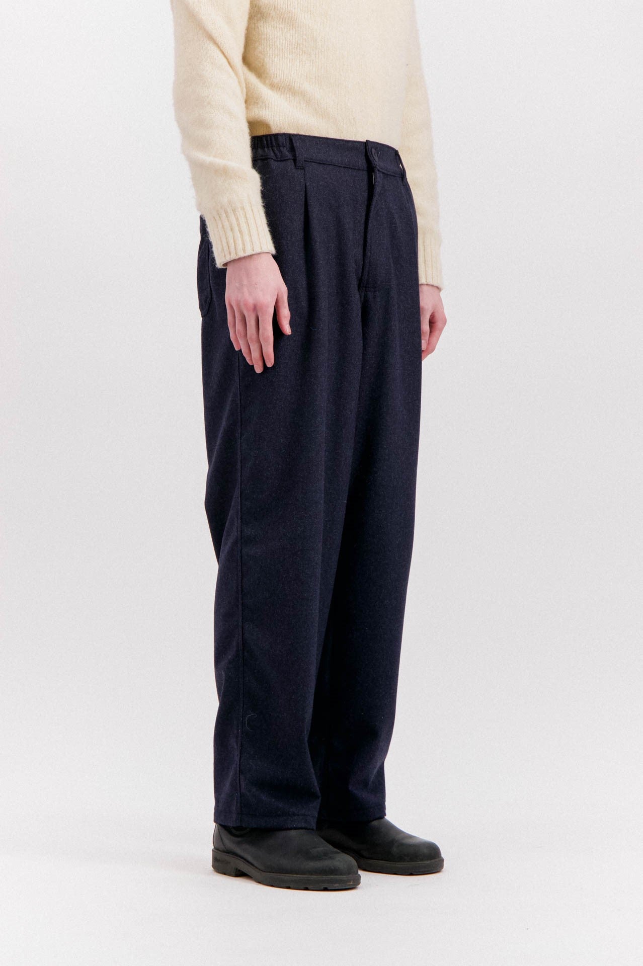 Cosmic Pants Wool Blue