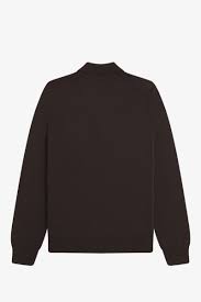 Classic Knitted Shirt Ls Rich Brown