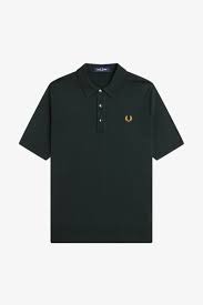 Cotton Knitted Shirt Night Green