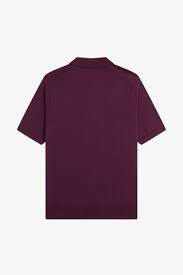 Cotton Knitted Shirt Plum