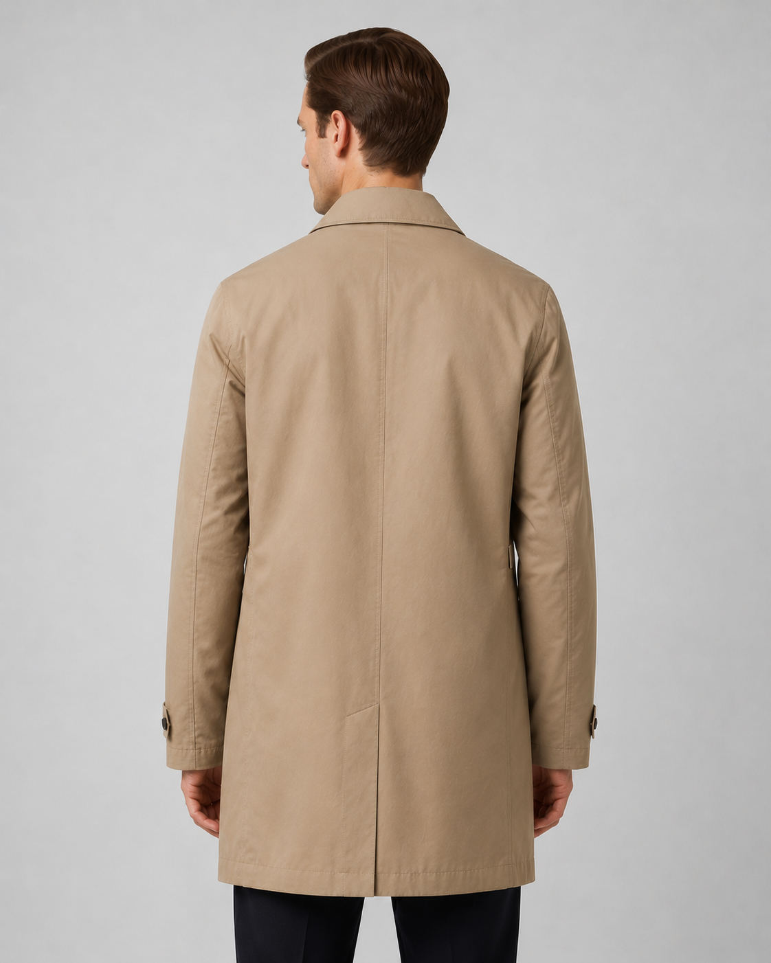 Beige Overcoat