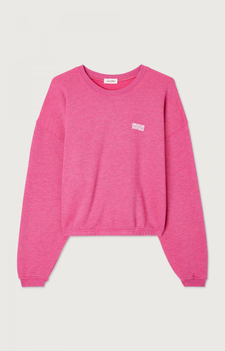 Doven Sweatshirt Overdyed Fuschia