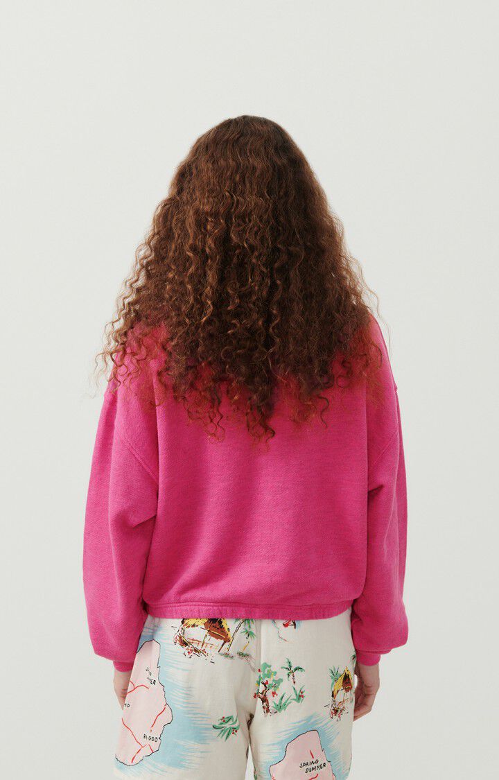 Doven Sweatshirt Overdyed Fuschia